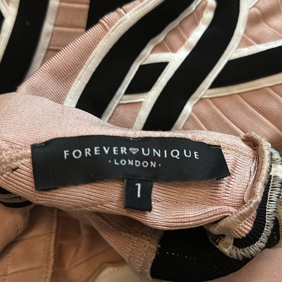 Forever Unique Bodycon Bandage Dress Size 1 - Picture 3 of 4